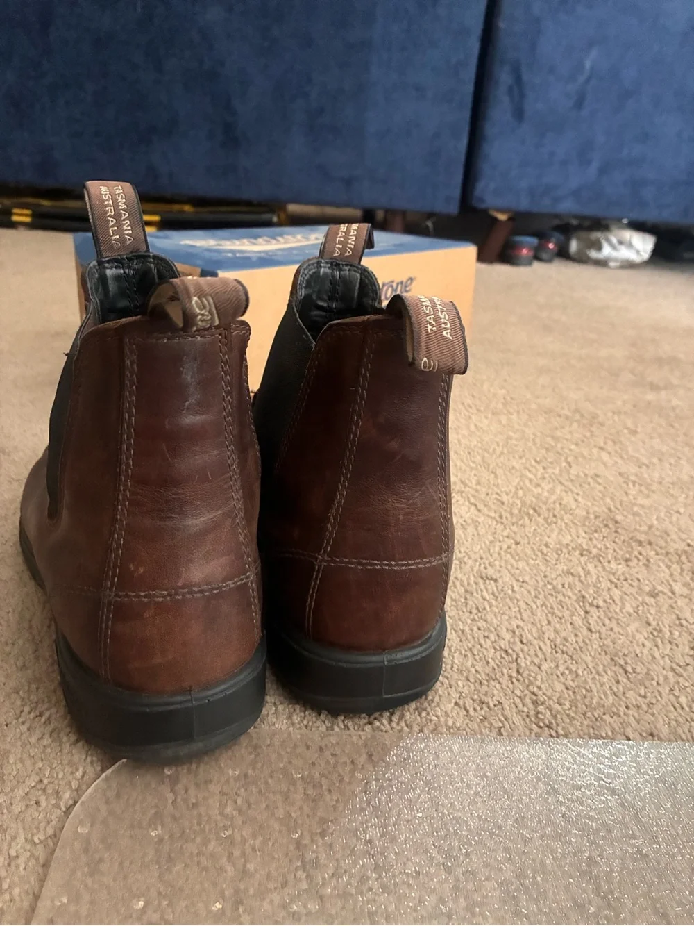Blundestone Chelsea size US 10 antique brown fair use